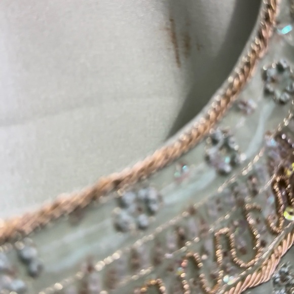 Embellished handmade beaded pakestani indian khaliji arab dress - Picture 10 of 10